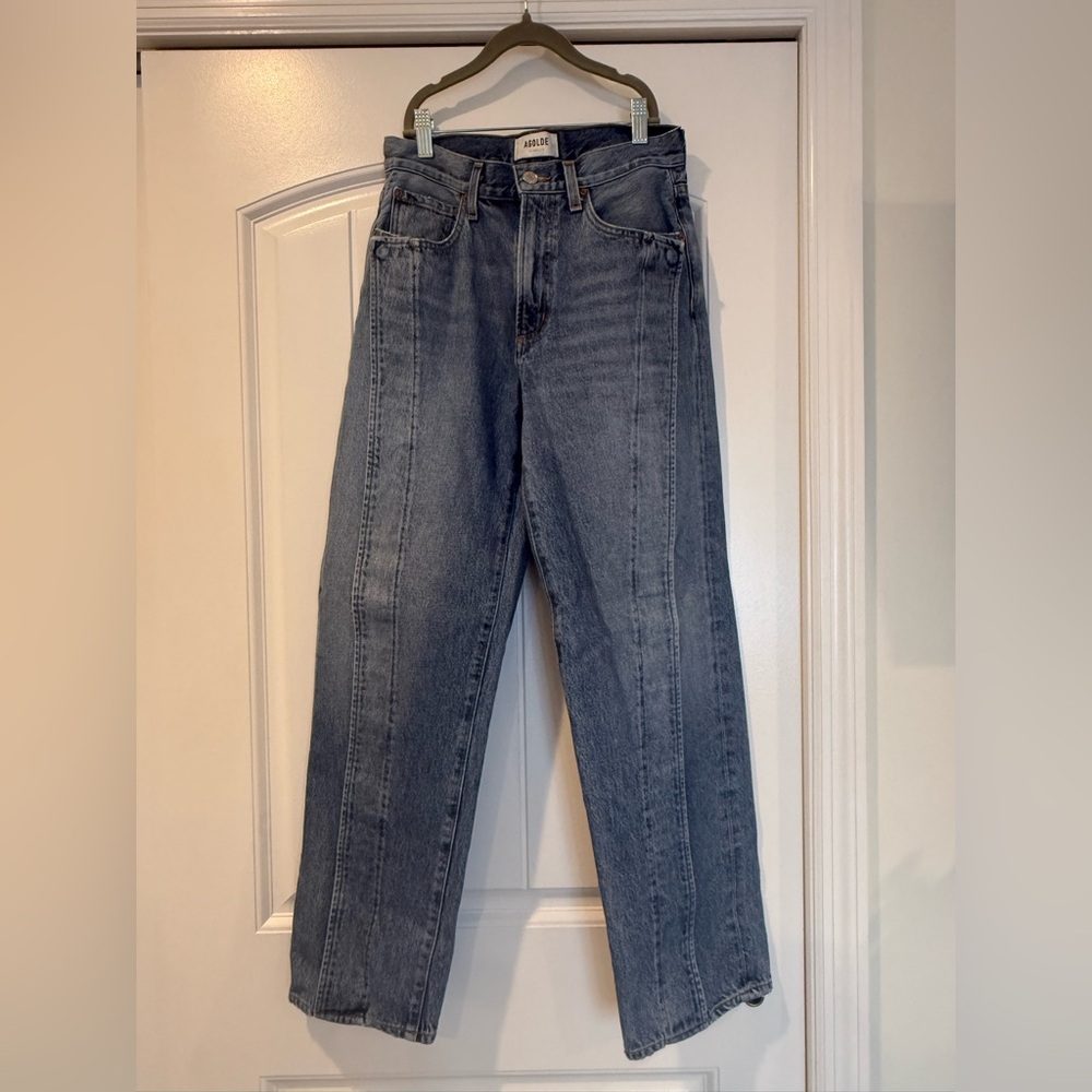 Agolde The Fold Wide-leg Jeans
